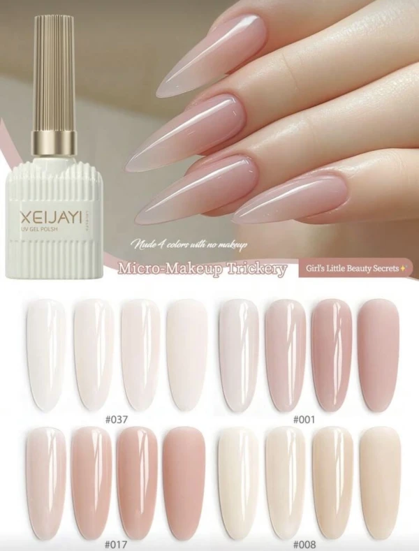 Gama de esmaltes nude 15ml (4set)'s foto | Jenny’s Nails |  BizneCubano