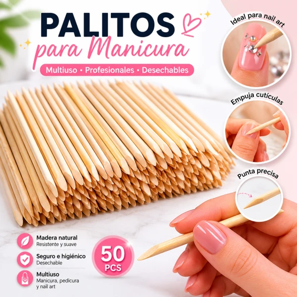 Palitos de naranjo (50 piezas)'s foto | Jenny’s Nails |  BizneCubano