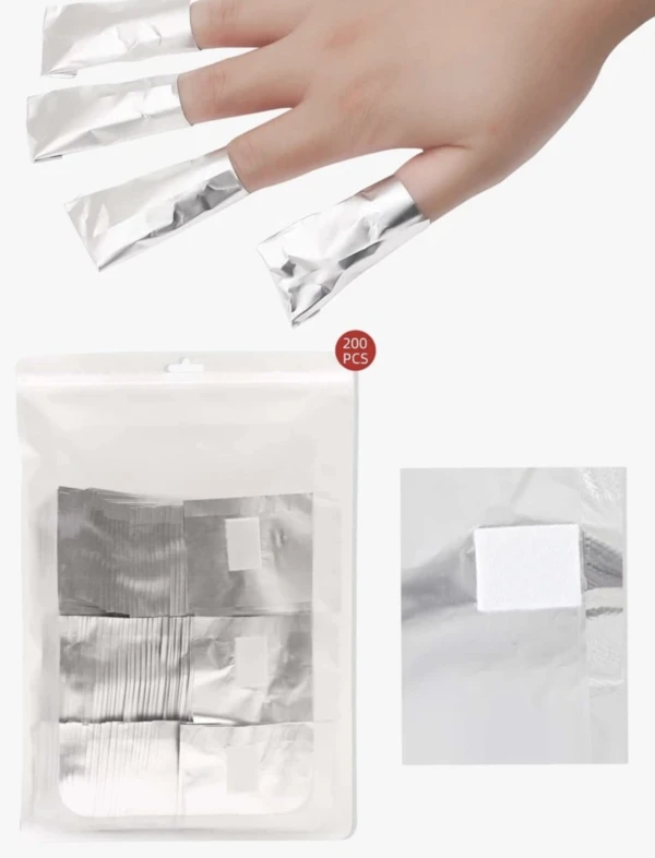 Papel de aluminio para remover (200pz)'s foto | Jenny’s Nails |  BizneCubano