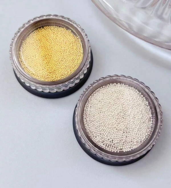 Juego de caviar (plateado y dorado)'s foto | Jenny’s Nails |  BizneCubano