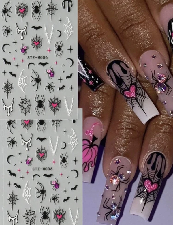 Pegatinas de Halloween 3D (2 piezas)'s foto | Jenny’s Nails |  BizneCubano