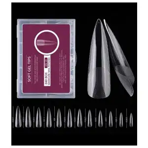 Uñas soft gel XXL 240 piezas miniatura 2