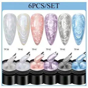 Esmalte de gel con textura de concha(6pz) miniatura 2